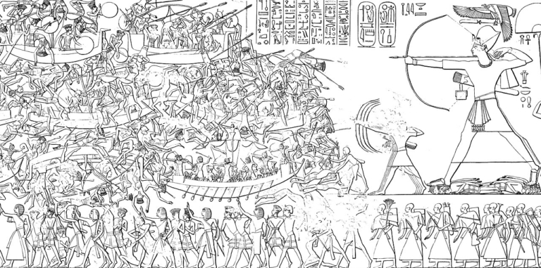 civilizációk iii. Ramszesz tengeri népek Egyiptom