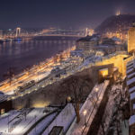 Budai Vár tél Budapest savoyai jégterasz