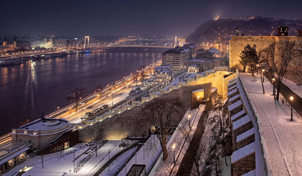 Budai Vár tél Budapest savoyai jégterasz