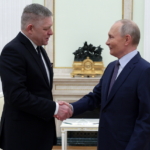 Robert Fico szlovákia szlovák miniszterelnök Vlagyimir Putyin orosz elnök háború