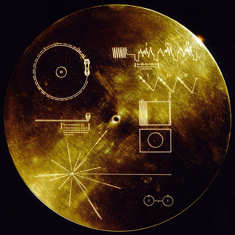 Voyager Golden Record aranylemez NASA