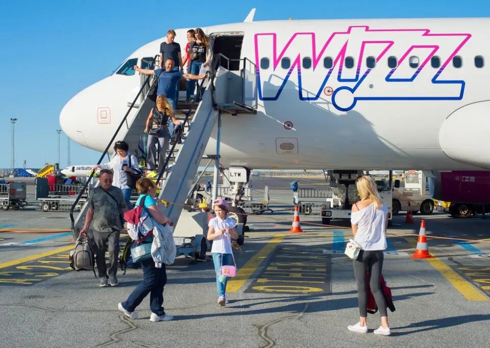 Wizz Air utasok repülés utazás légitársaság