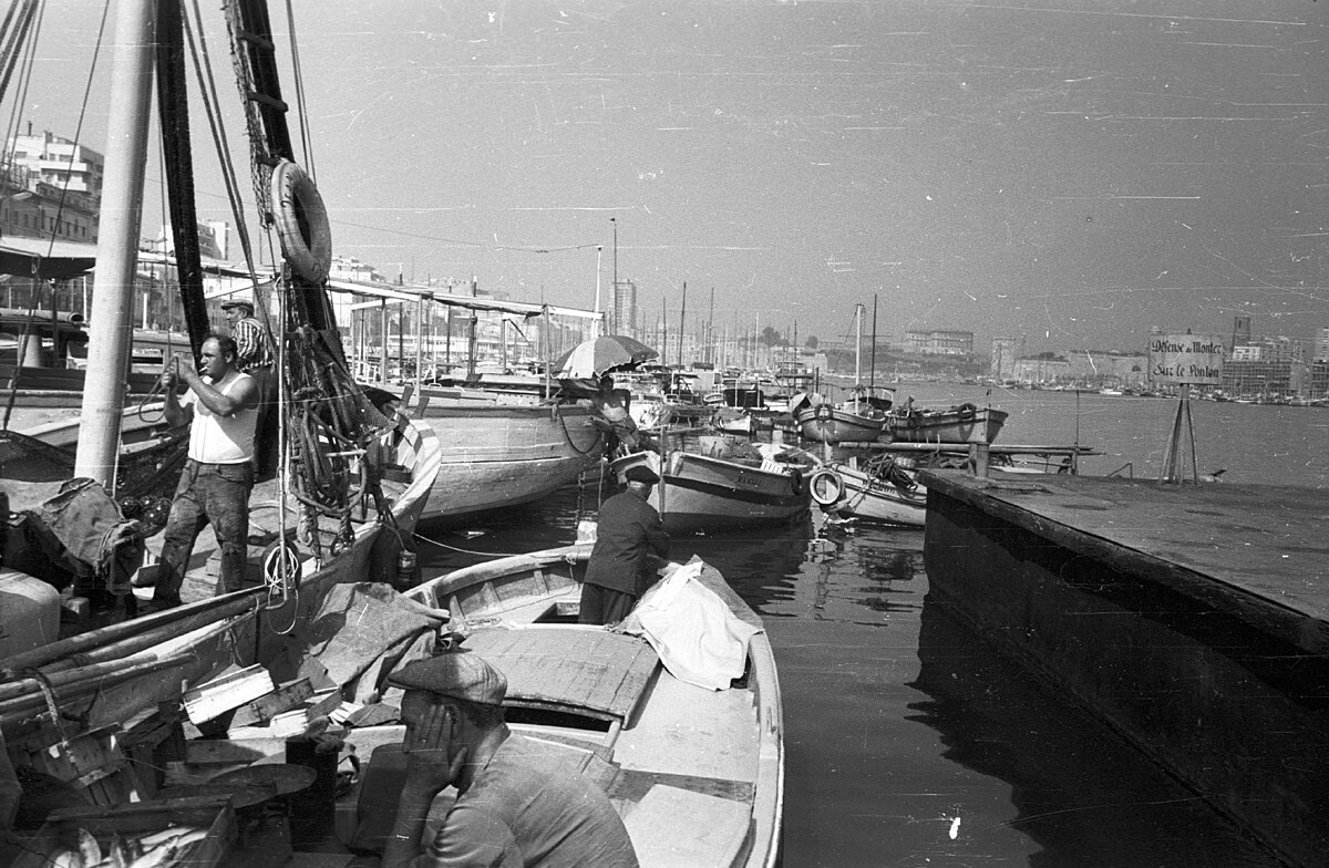 Marseille 1964 Régi kikötő