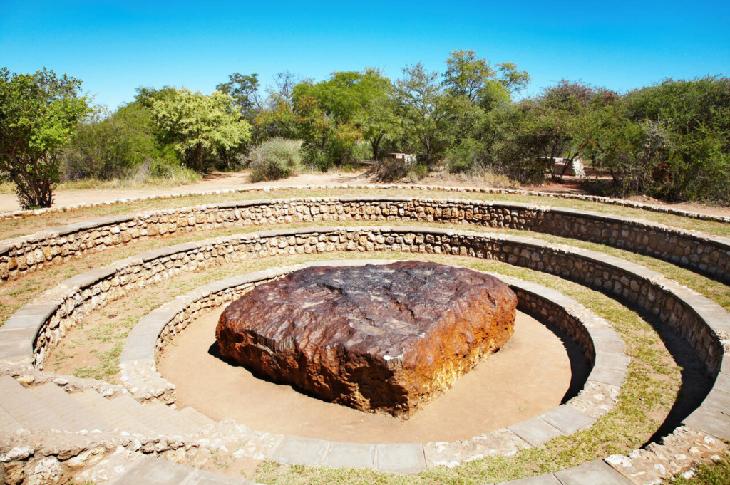 hoba meteorit kráter becsapódás