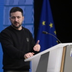 Volodimir Zelenszkij Ukrajna elnöke Oroszország háború