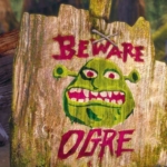 Shrek ogre tábla