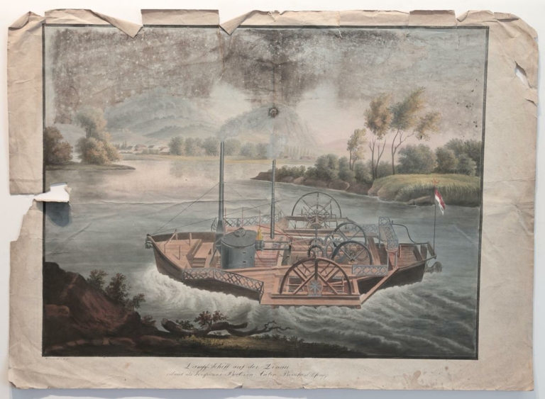 carolina az első dunai gőzhajó