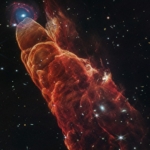 NASA kozmikus tornádó James Webb világűr csillag