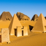kusita civilizáció Meroe piramisai Szudánban