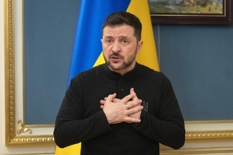 Volodimir Zelenszkij ukrán elnök oroszország ukrajna háború