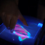 3D hologram 3-dimenzió megérinthető