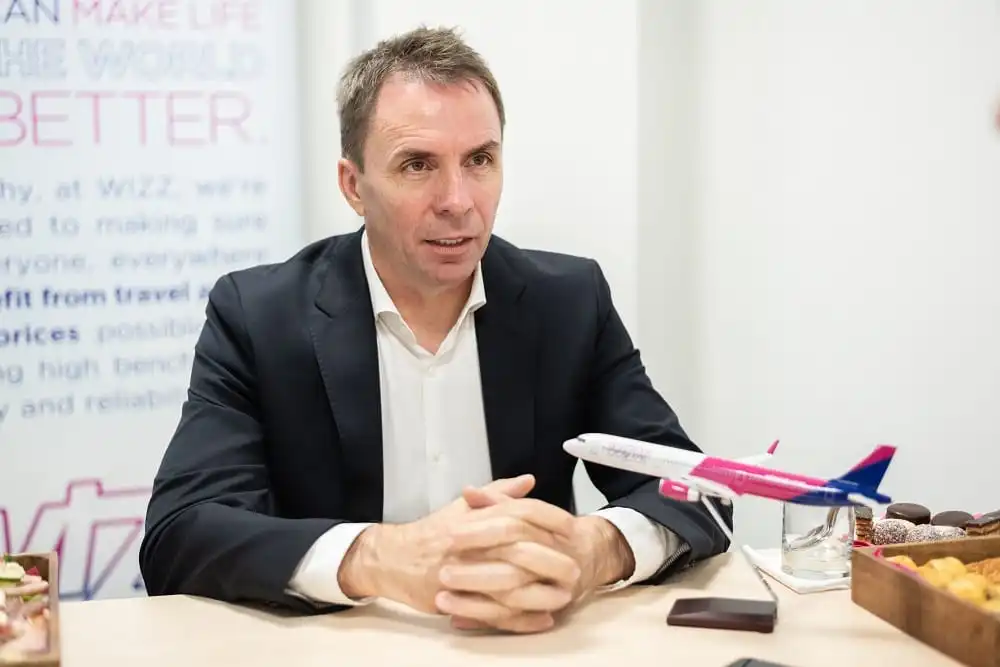 József Váradi Wizz Air vezérigazgató Magyarország Minden Repülhetsz