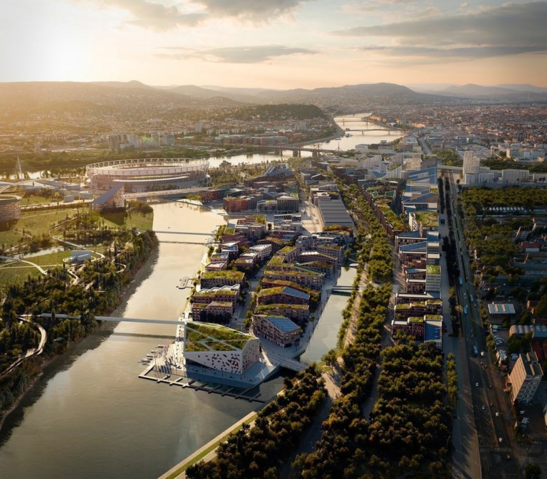 Snohetta terv Budapest diákváros kollégium