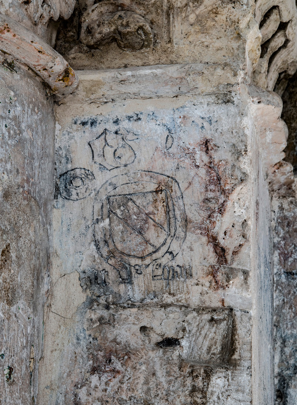 Jézus utolsó vacsora graffiti zarándokok