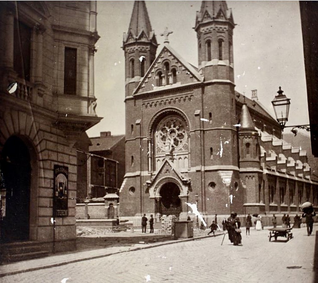 Jézus Szíve templom Lőrincz pap tér 1910 Kis Vatikán