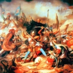 A nándorfehérvári csata (1456) – Hunyadi János és Kapisztrán János győzelme az oszmán túlerő ellen. nándorfehérvári diadal