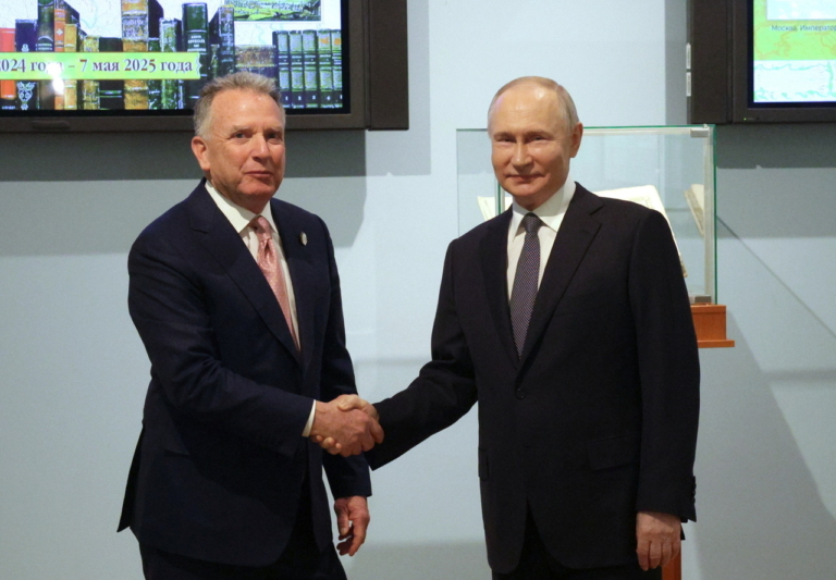 Steve Witkoff Trump különmegbízott Vlagyimir Putyin orosz ukrán háború