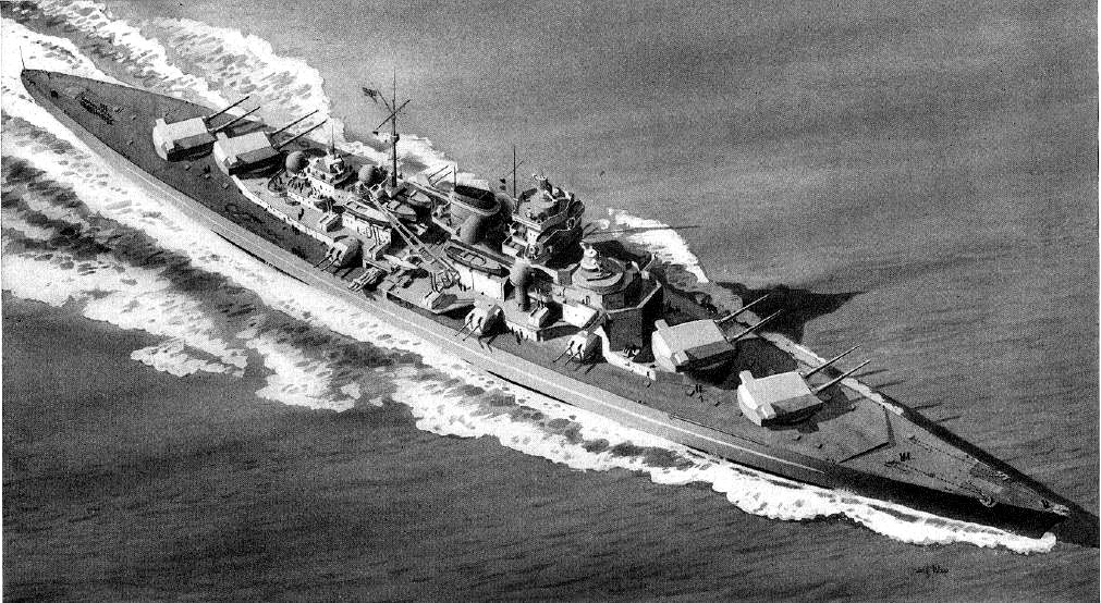 tirpitz második világháború német csatahajó
