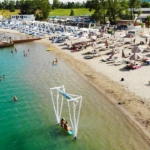 Lupa beach, Budapest, homokos tengerpart