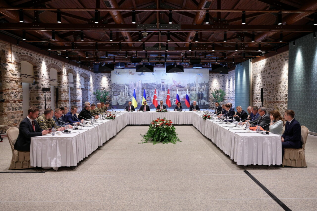 Isztambul Oroszország Ukrajna háború béketárgyalás Volodimir Zelenszkij Vlagyimir Putyin