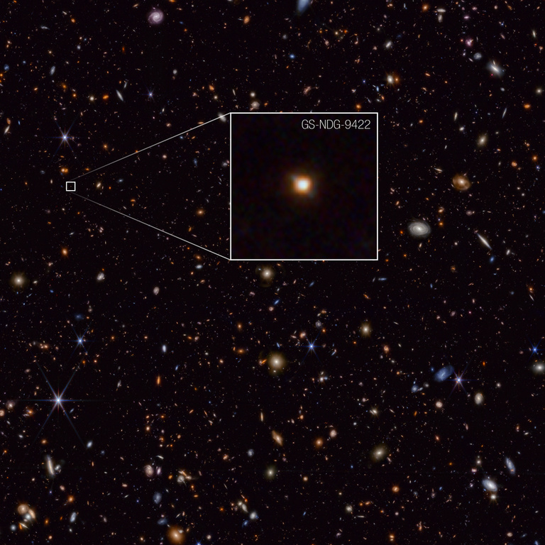 James Webb JWST űrtávcső galaxisok ősrobbanás