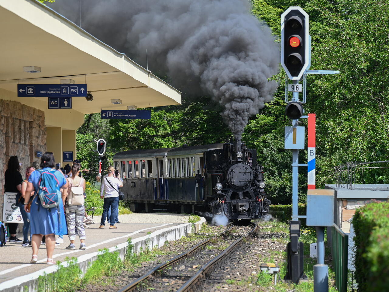 Gyermeknap Vasúttörténeti Park gyermekvasutasok