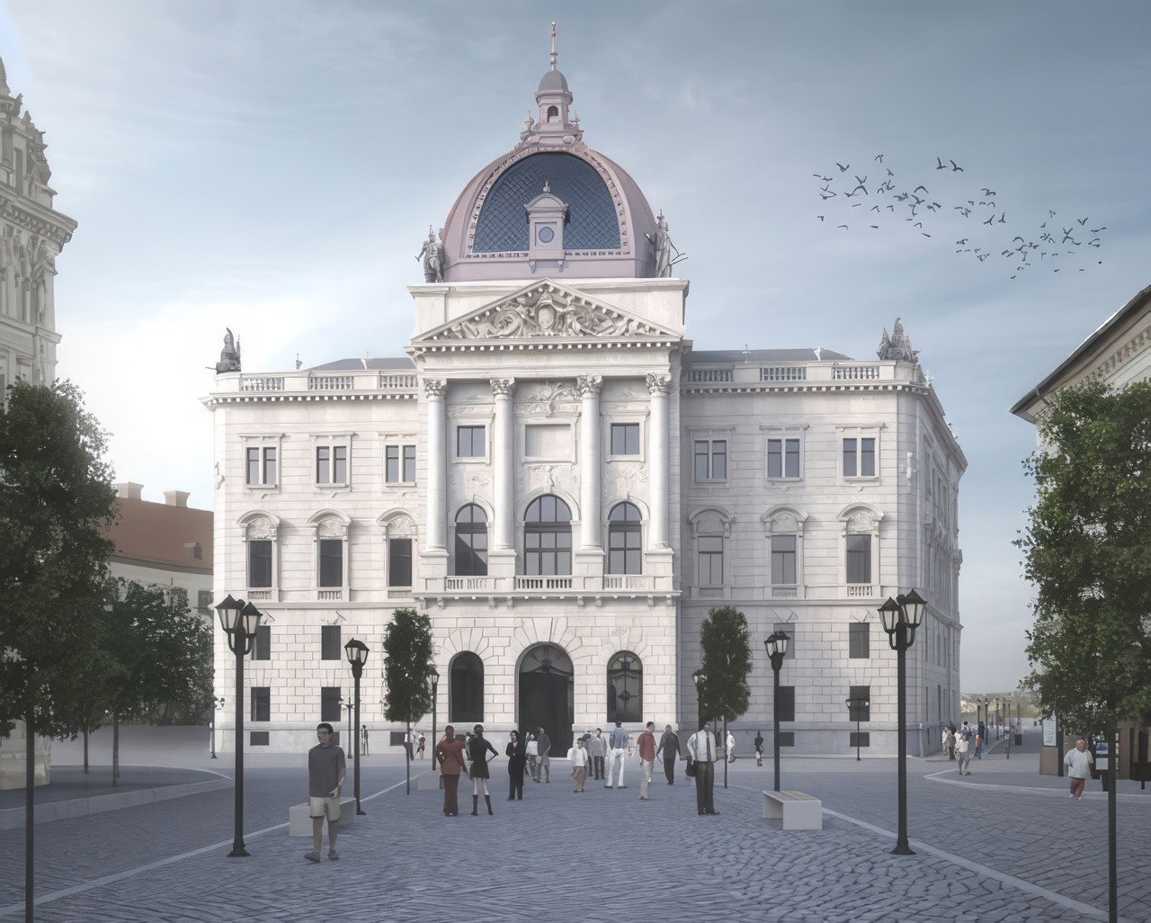 Honvéd Főparancsnokság Nemzeti Hauszmann Budapest