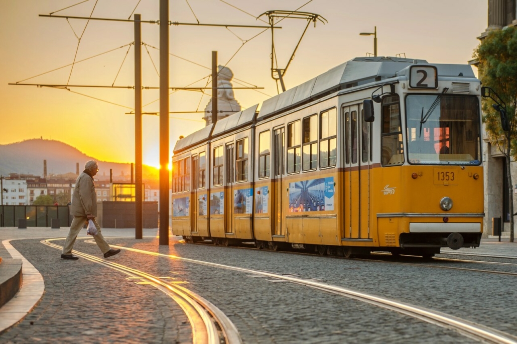 Budapest BKK villamos vonal 2 világörökség