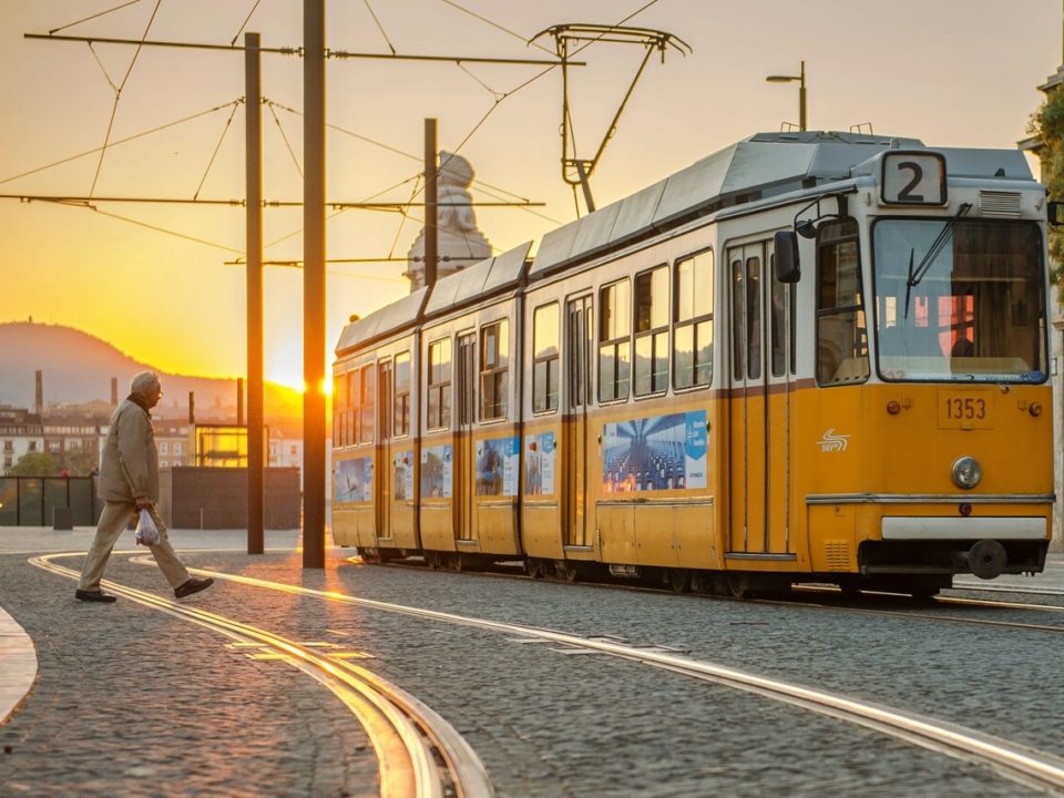 Budapest BKK villamos vonal 2 világörökség
