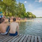 Ingyenes Duna strand Budapest Római