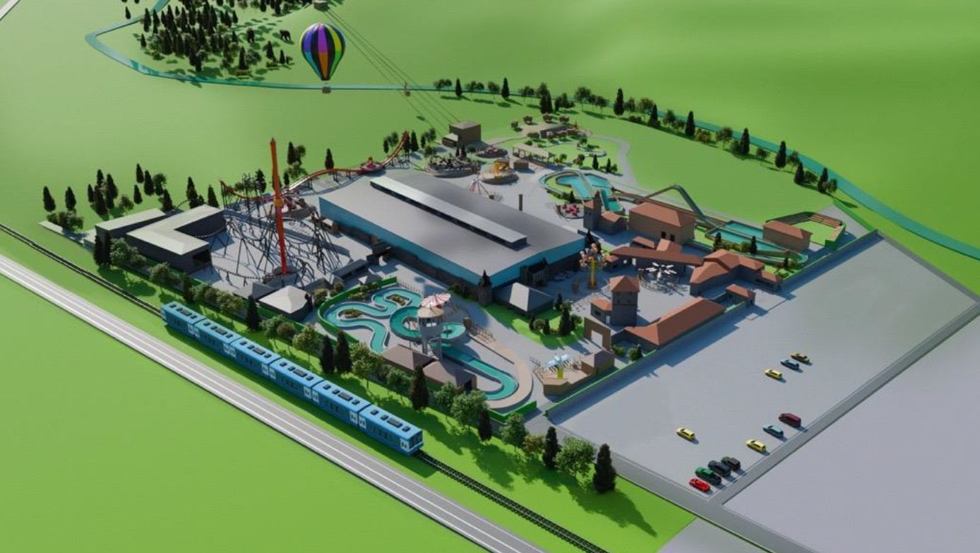 Erdély Drakula Park Csíkszereda vidámpark