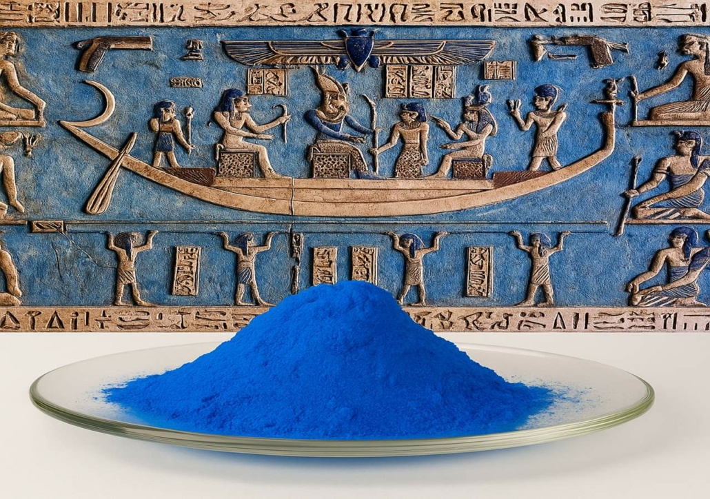 Egyiptomi kék ősi szín kutatás