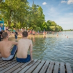 Hőség ingyenes budapesti strand Római Part