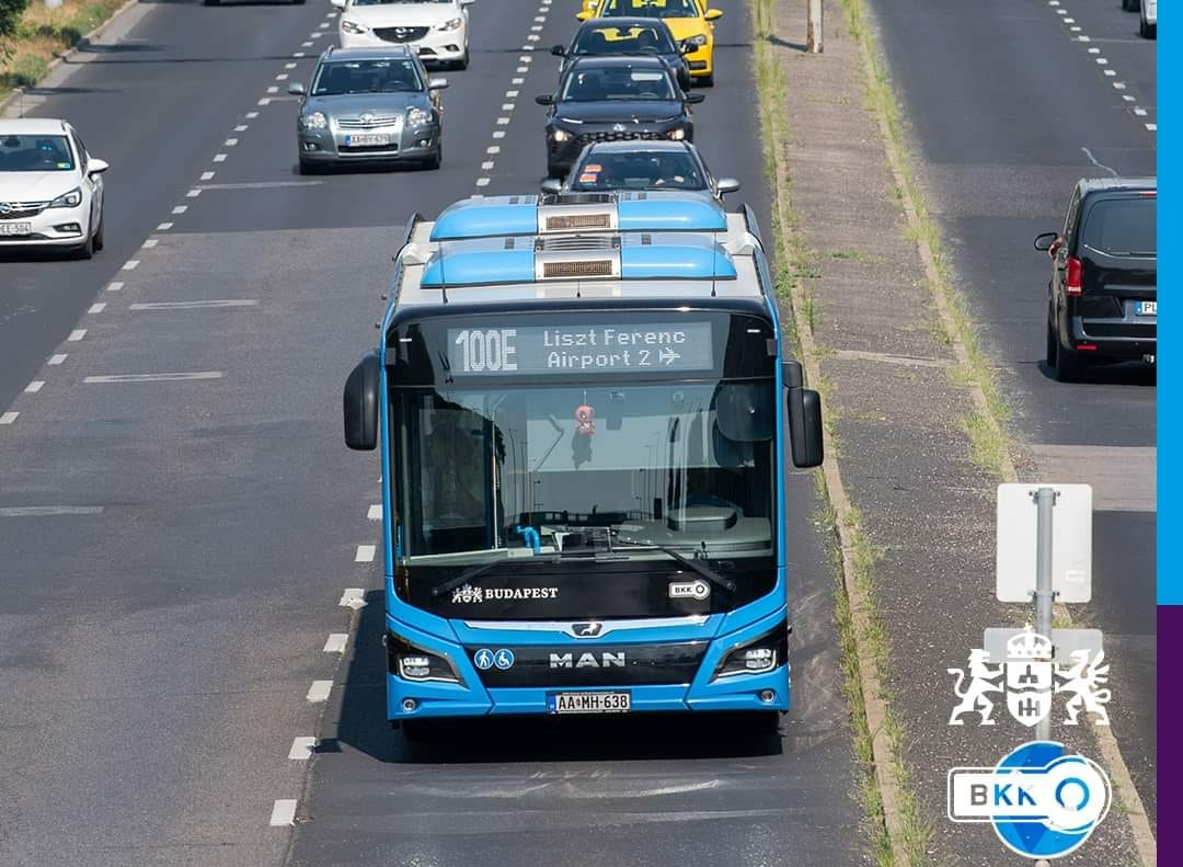Sűrűbben járnak majd a repülőtérre a 100E autóbuszok