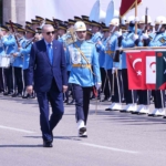 Erdoğan Ankarában 2025. július 15-én
