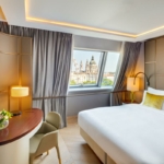 a budapesti Kempinski Hotel Corvinus elnöki lakosztálya