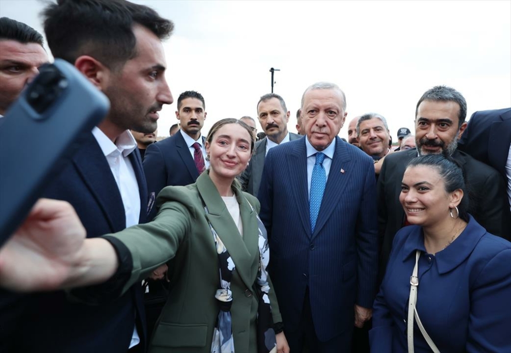 Szelfi Erdogan elnökkel