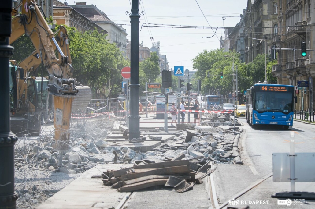 Nagykörút villamos felújítás