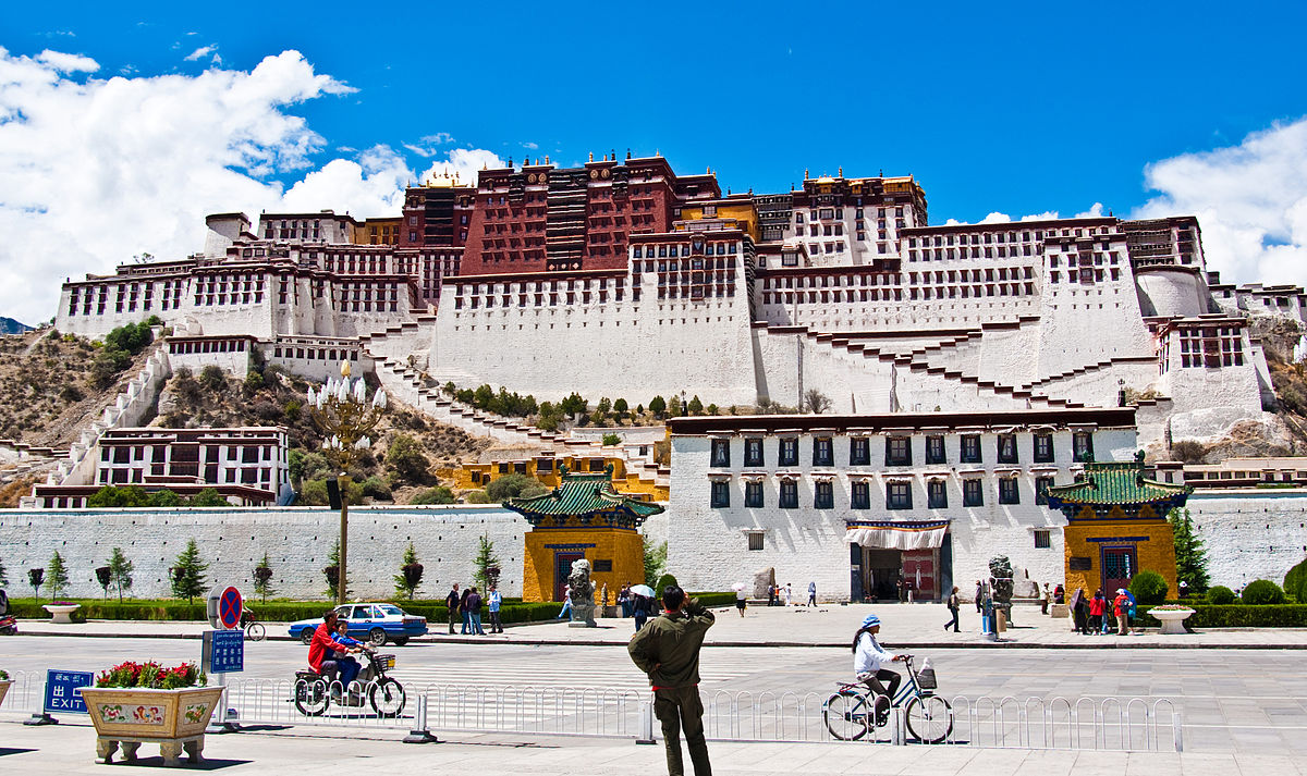 Potala kastély dalai láma Tibet