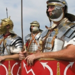 Római legionáriusok katonák fieztség zsold ezüst denarius
