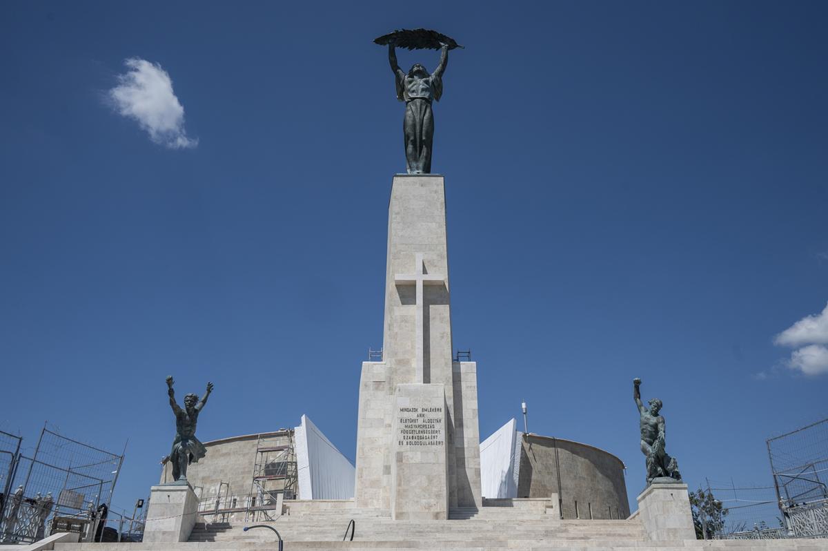 Citadella és a Szabadság szobor megújulása: itt vannak a legfrissebb képek. Forrás: MTI