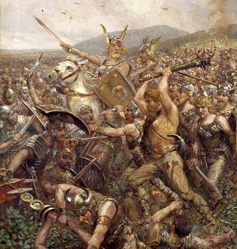 Római-germán háborúk elhúzódó 700 év