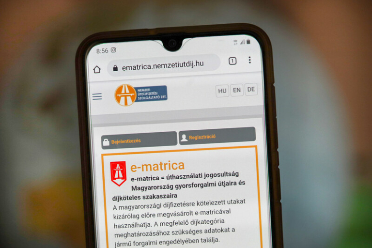 autópálya-matrica útdíjfizetés közlekedés Magyarország