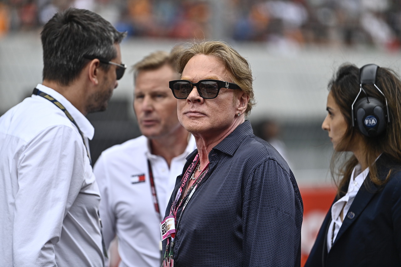 Axl Rose a Hungaroringen