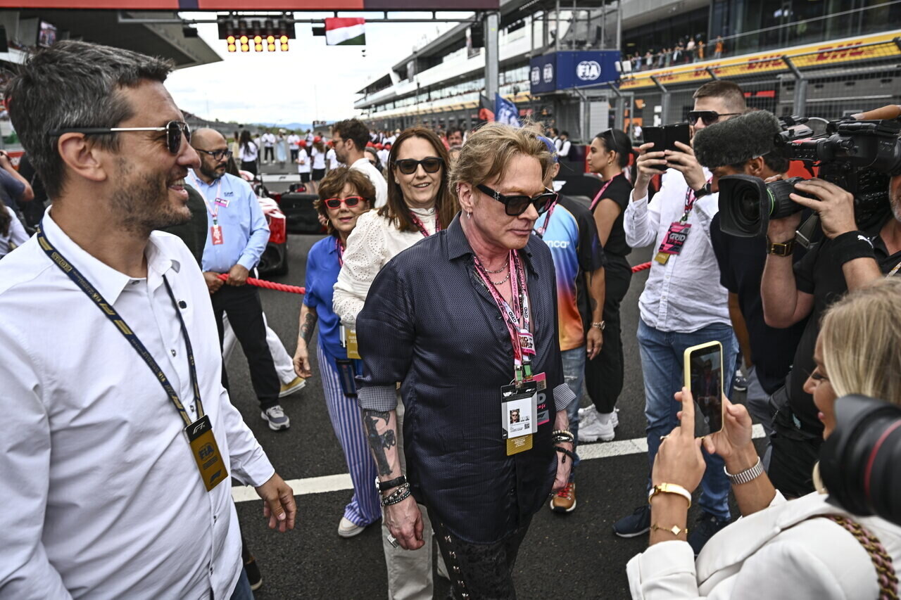 Axl Rose a Hungaroringen