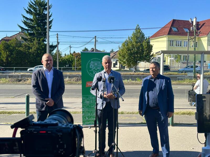 hév m2 sajtótájékoztató