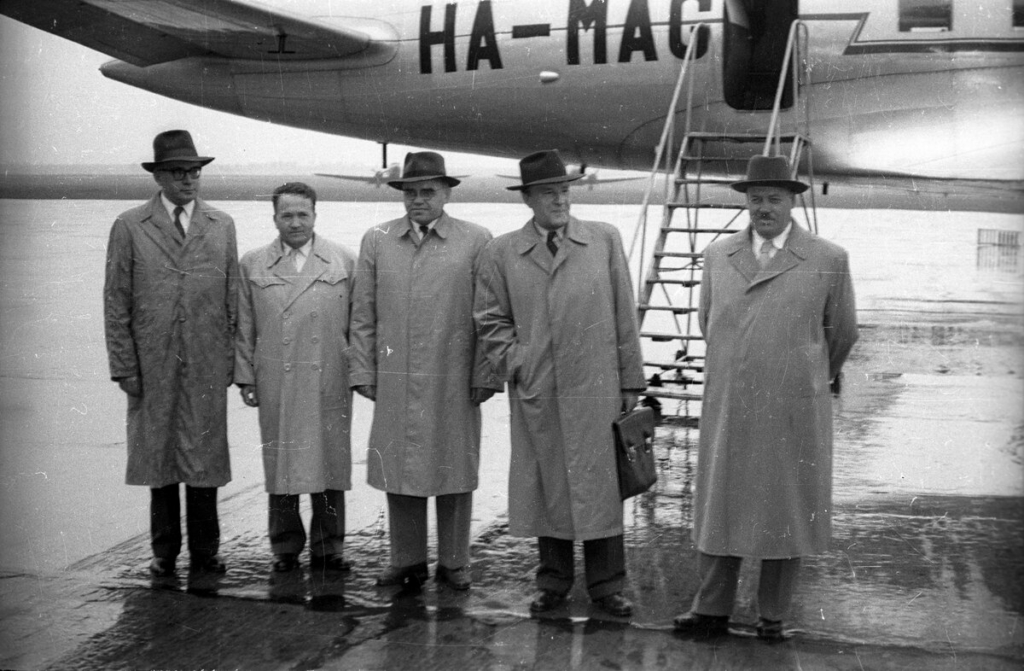 Kádár János Ferihegyen