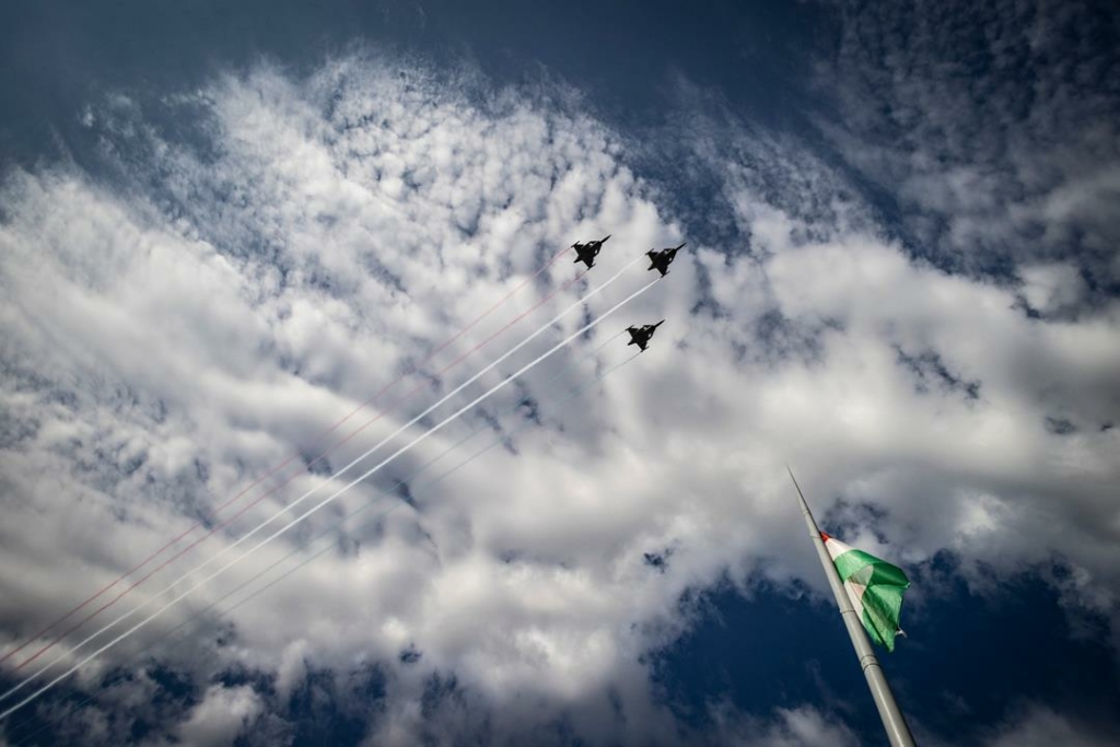 Légi parádé Budapesten augusztus 20-án