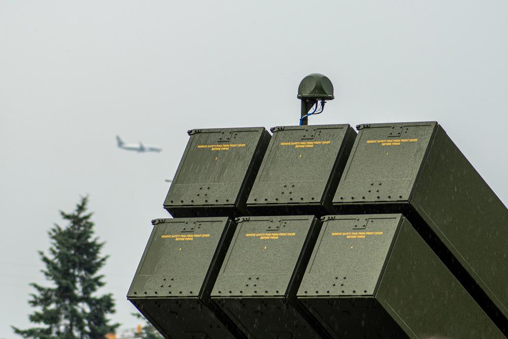 NASAMS rakétarendszer Budapest mellett