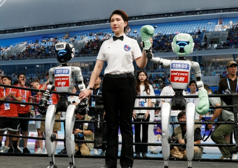 Robot Kína Peking nemzetközi verseny játék humanoid robot
